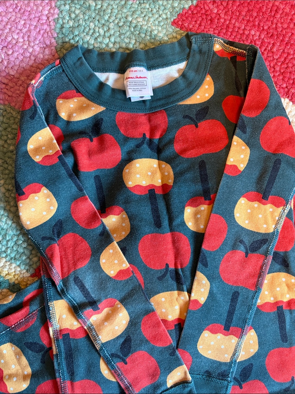 Hanna Andersson “Candy Apple” pajamas